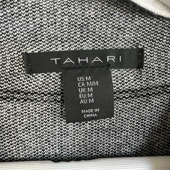 ELIE TAHARI Windowpane Black White Sweater - Picture 7 of 9